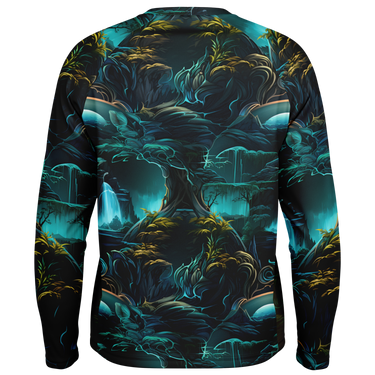 Chokefish™ Long Sleeve Every Day All Weather Trees&Boats Shirt Men's-002